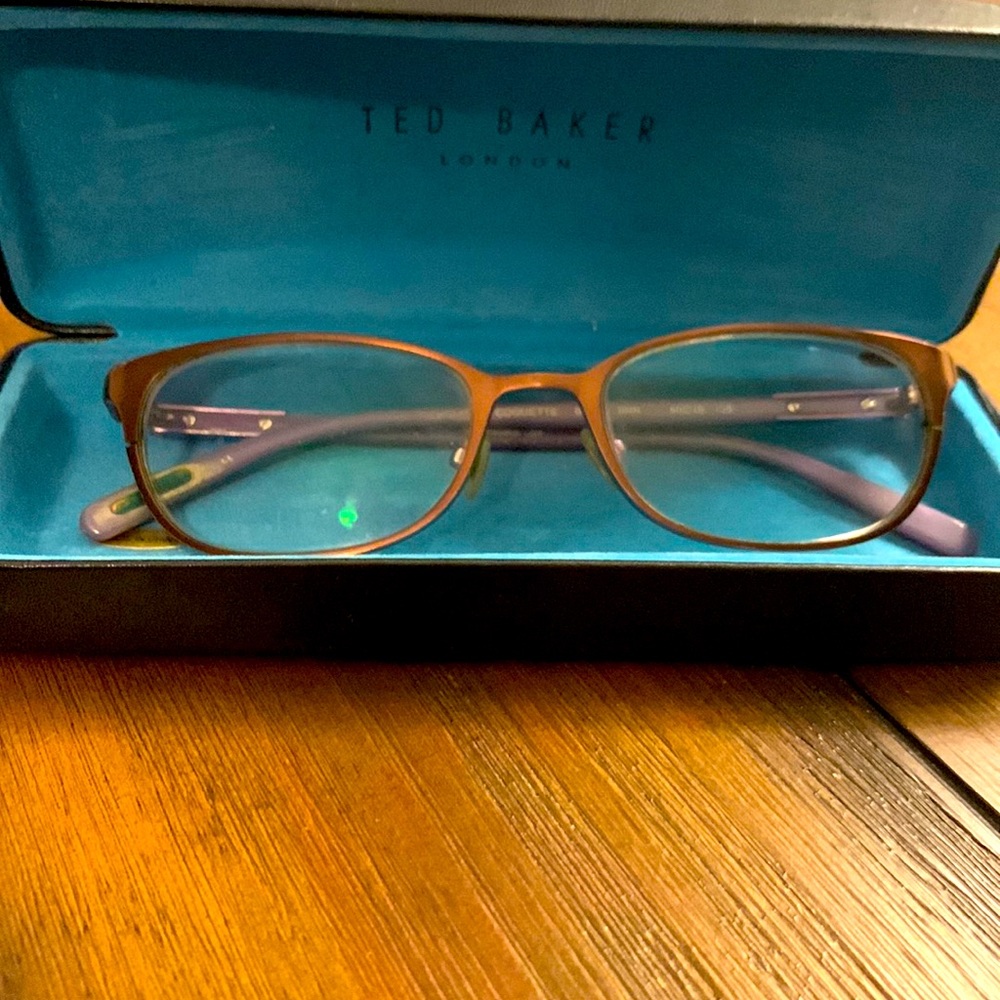 Ted Baker frames with case.  Used but good condition.